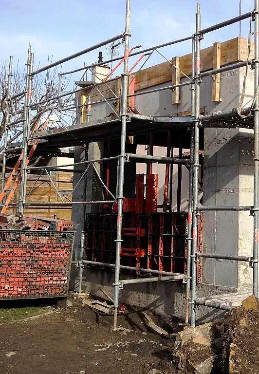 Extension en béton armé
